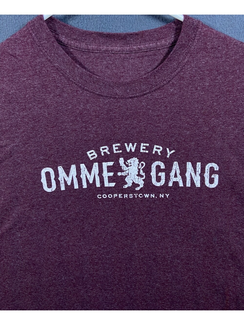 Brewery Ommegang Men's T Shirt Sz Small 38x26 Cooperstown NY Belgian Craft Beer